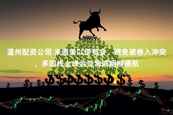 温州配资公司 未邀美以伊参会，避免被卷入冲突，多国线上峰会谈海湾咽喉通航